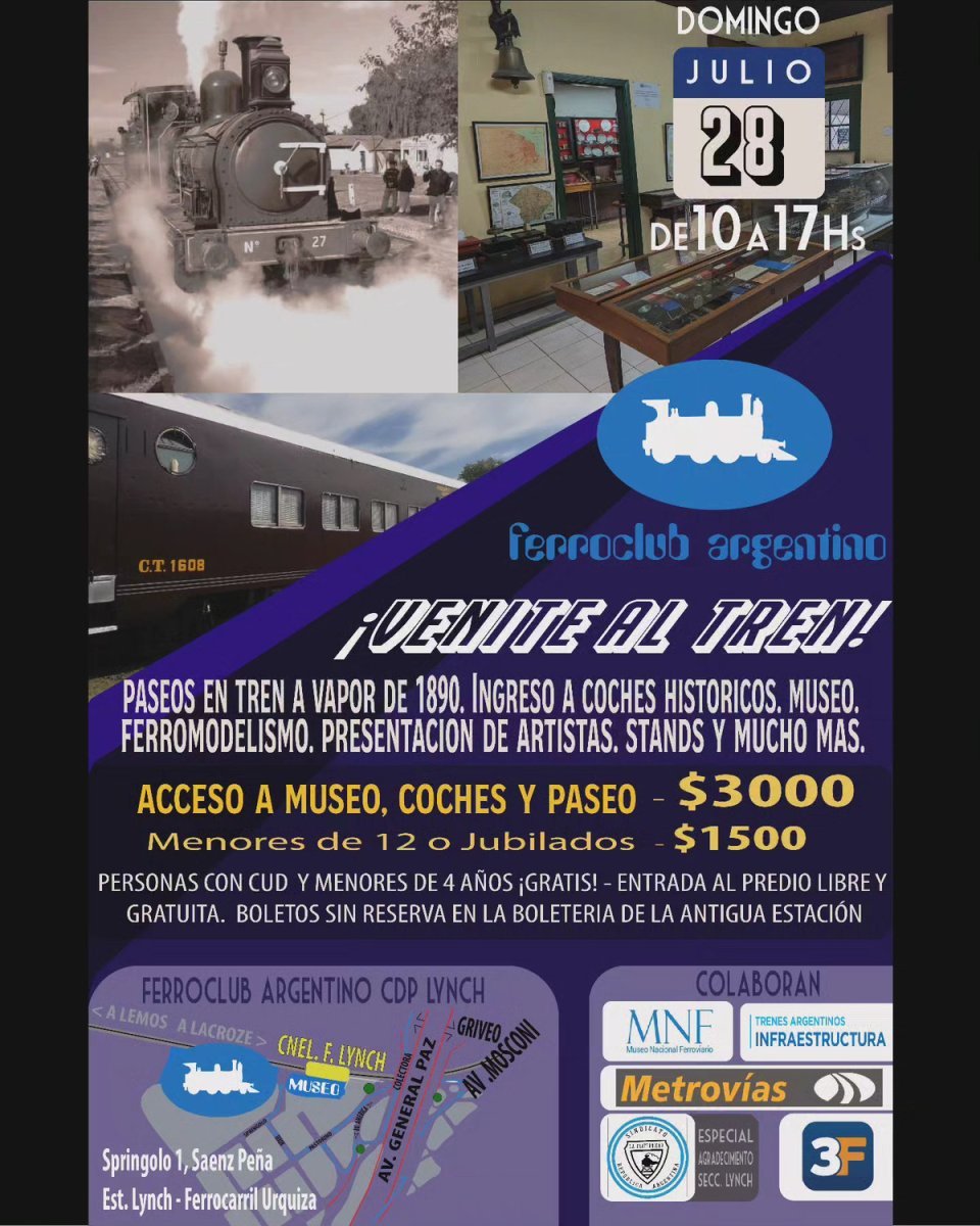 El futuro gran evento del Ferroclub de Tres de Febrero.