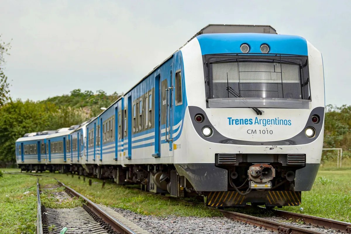 Un tren del Belgrano Sur.