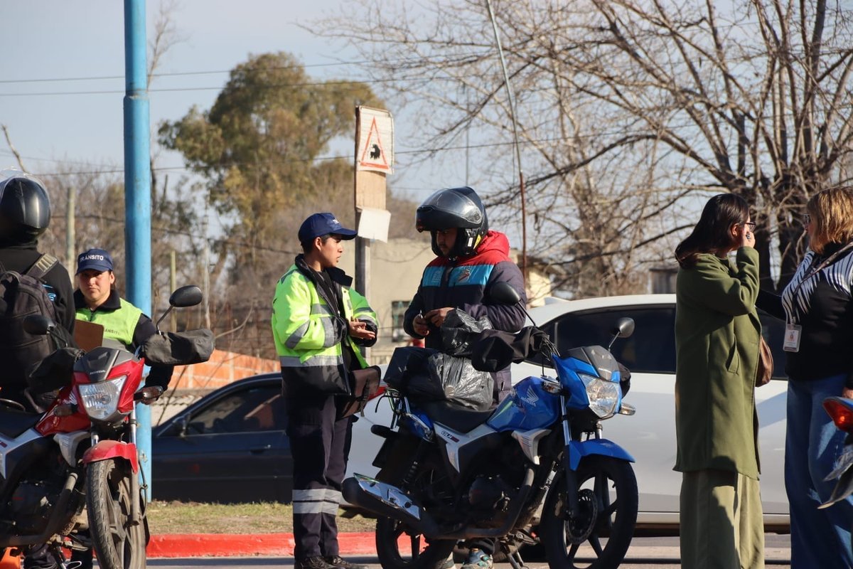 Los controles de tr&aacute;nsito en Trujui.