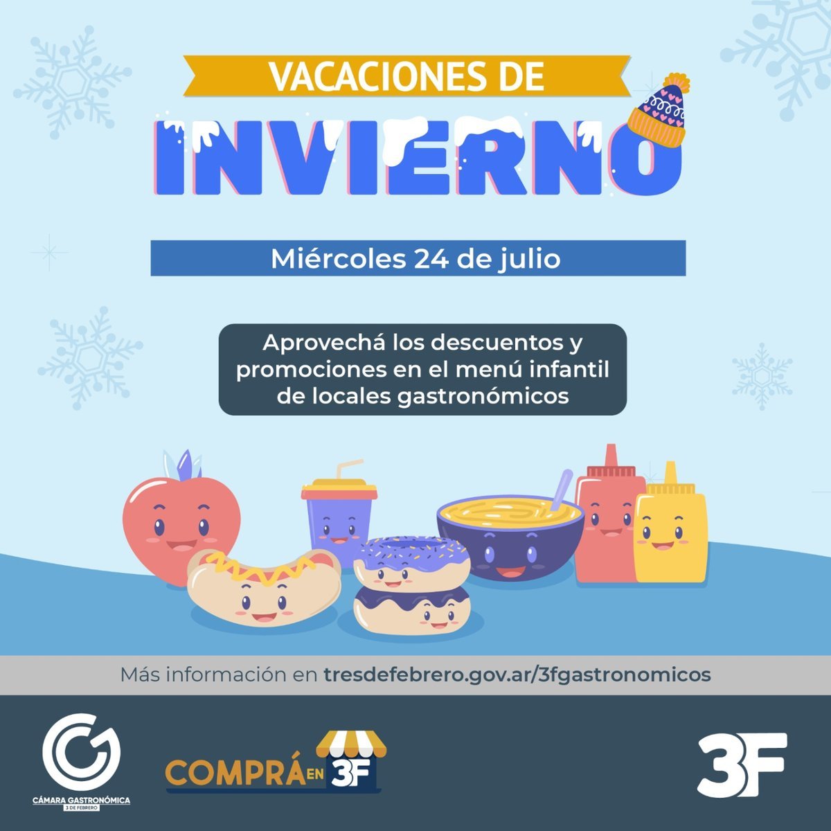 Cu&aacute;ndo habr&aacute; descuentos en men&uacute; infantil en locales gastron&oacute;micos de Tres de Febrero.