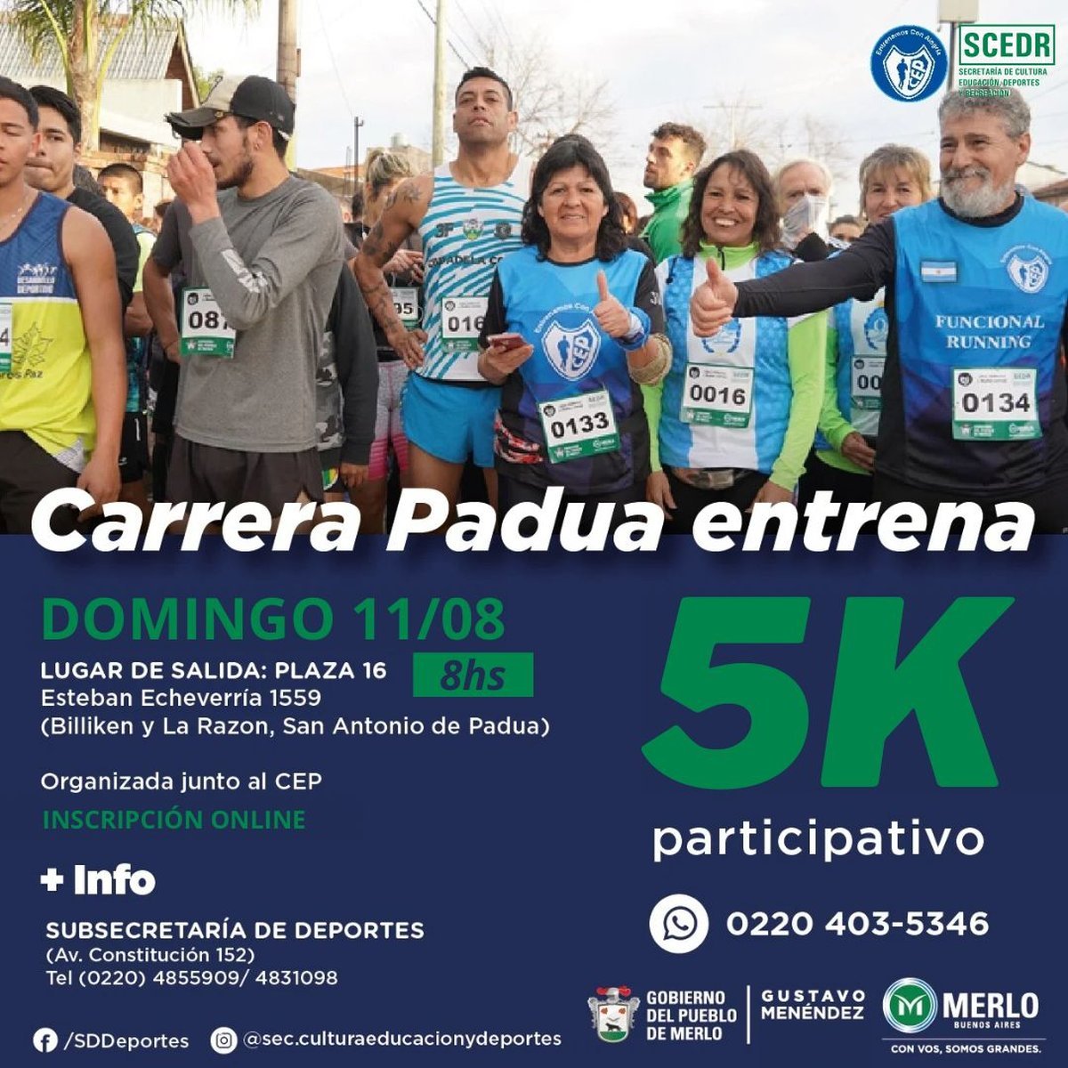 Merlo abri&oacute; la inscripci&oacute;n para la 