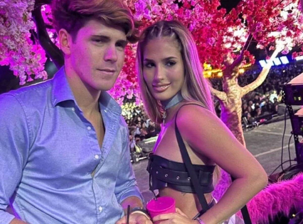 Marcos de Gran Hermano junto a Julieta Poggio.