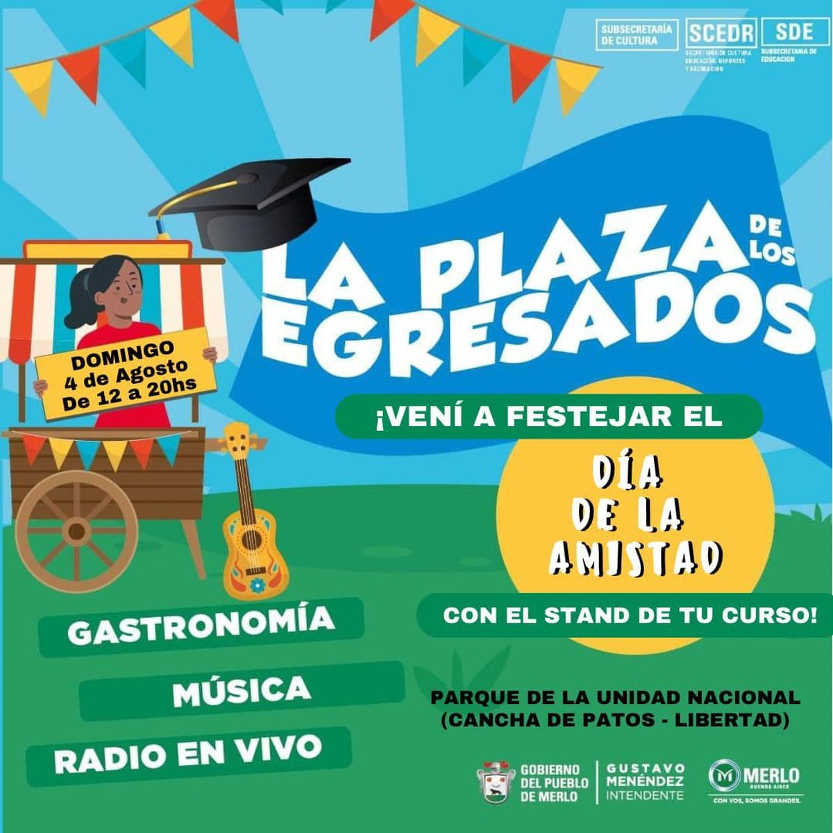 Merlo contin&uacute;a celebrando el D&iacute;a de la Amistad con varias propuestas culturales y recreativas.