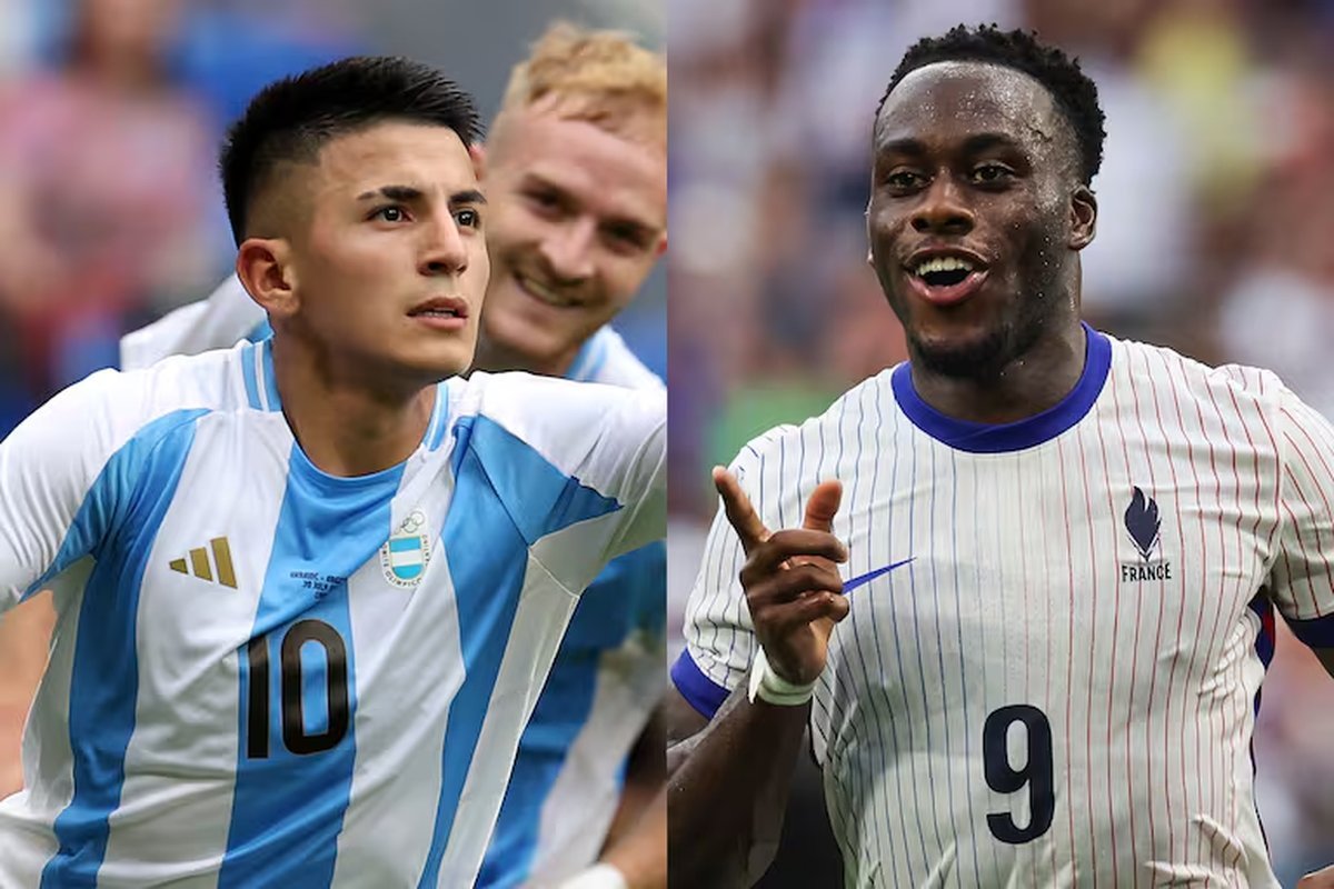 Argentina vs. Francia en los Juegos Ol&iacute;mpicos. Foto: La Naci&oacute;n.