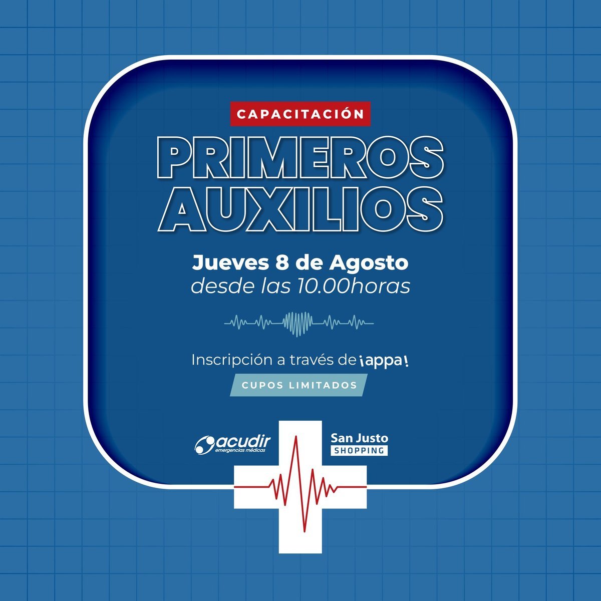 San Justo Shopping brindar&aacute; una capacitaci&oacute;n gratuita de Primeros Auxilios y RCP.
