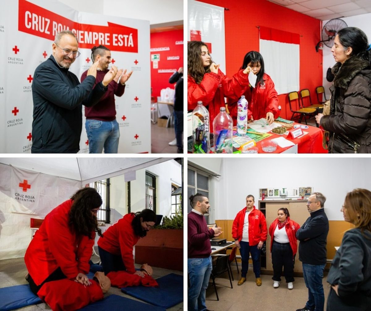 La filial de la Cruz Roja de Santos Lugares cumpli&oacute; 104 a&ntilde;os junto a la comunidad.