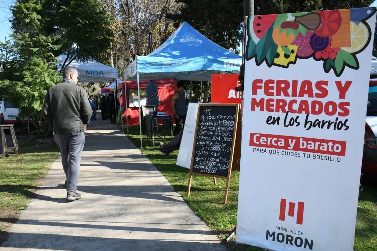 Mor&oacute;n: el cronograma completo de ferias y mercados para agosto.