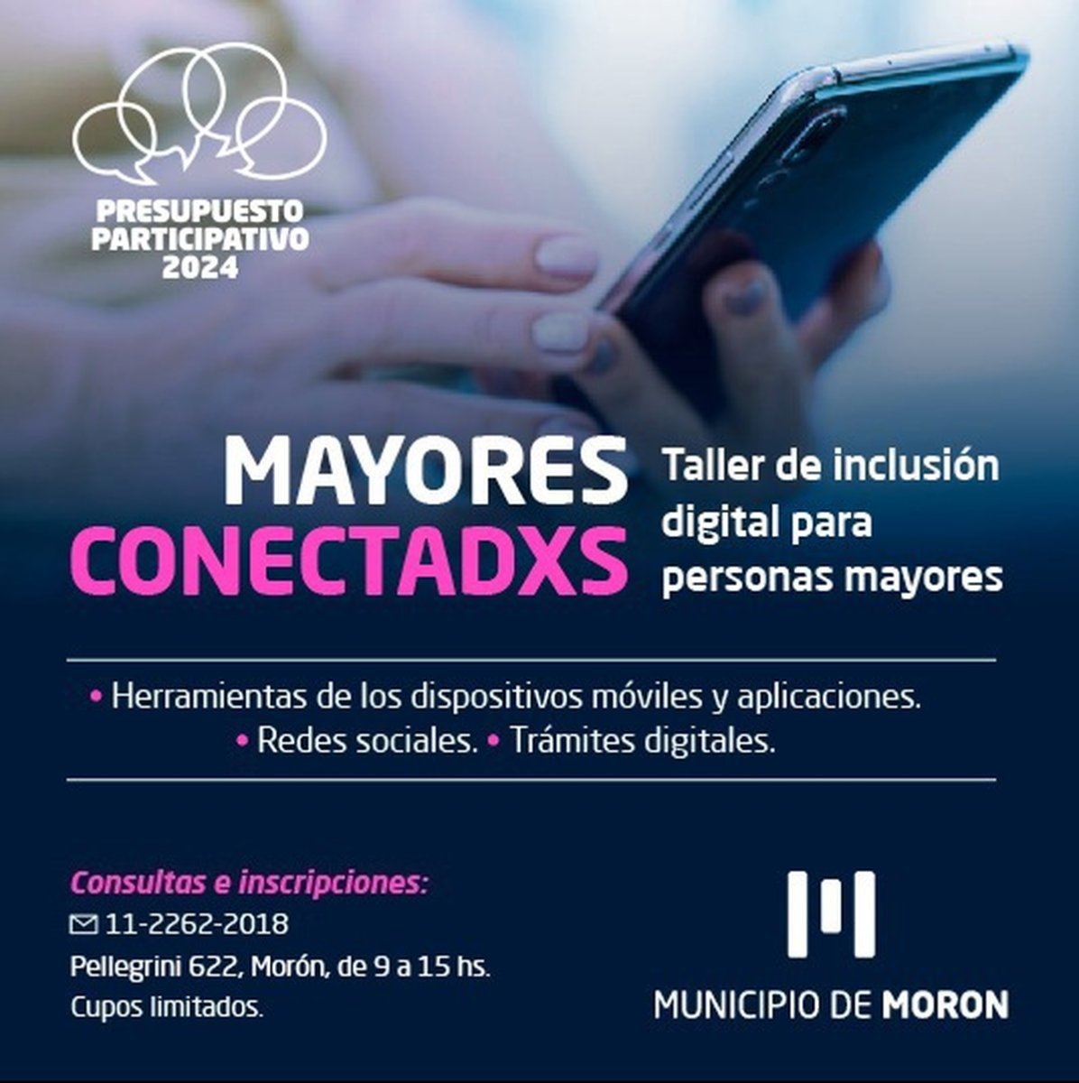 Nuevos cursos gratuitos en Mor&oacute;n para adultos mayores.