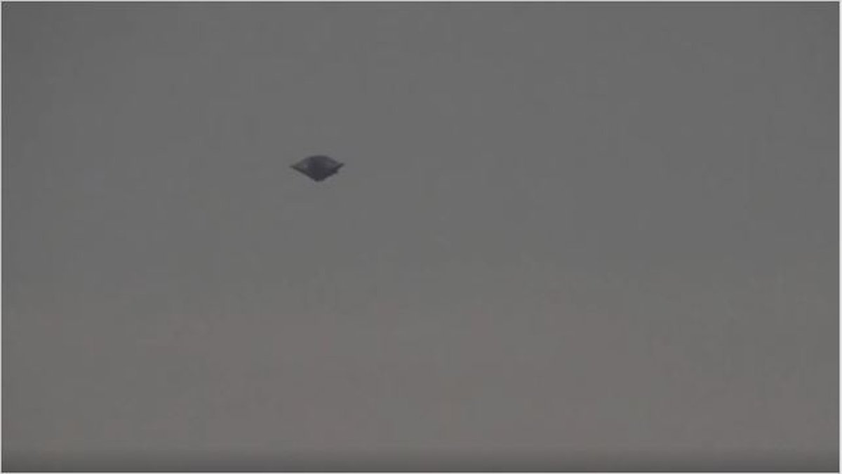 Aparente OVNI en Brasil. Foto: captura.