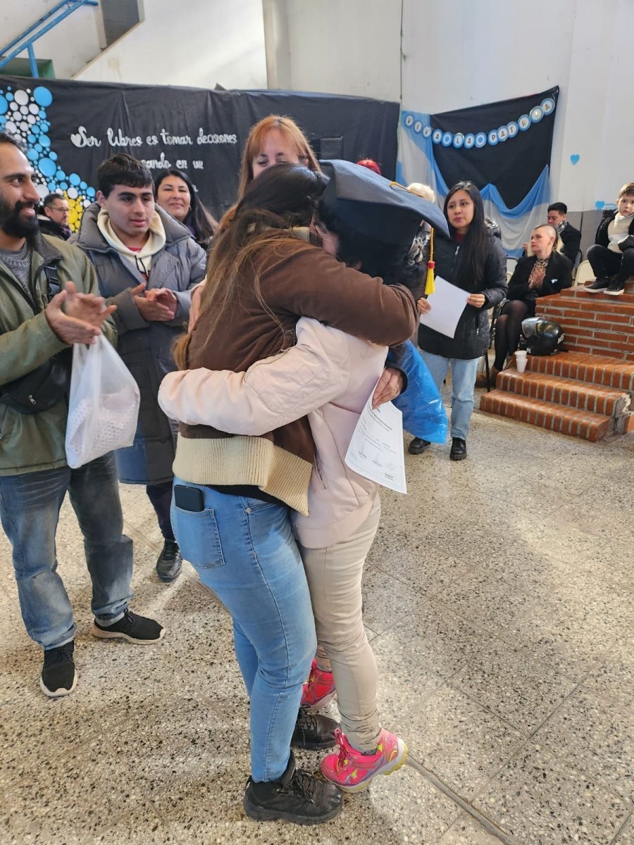 La nueva graduada de Virrey del Pino.