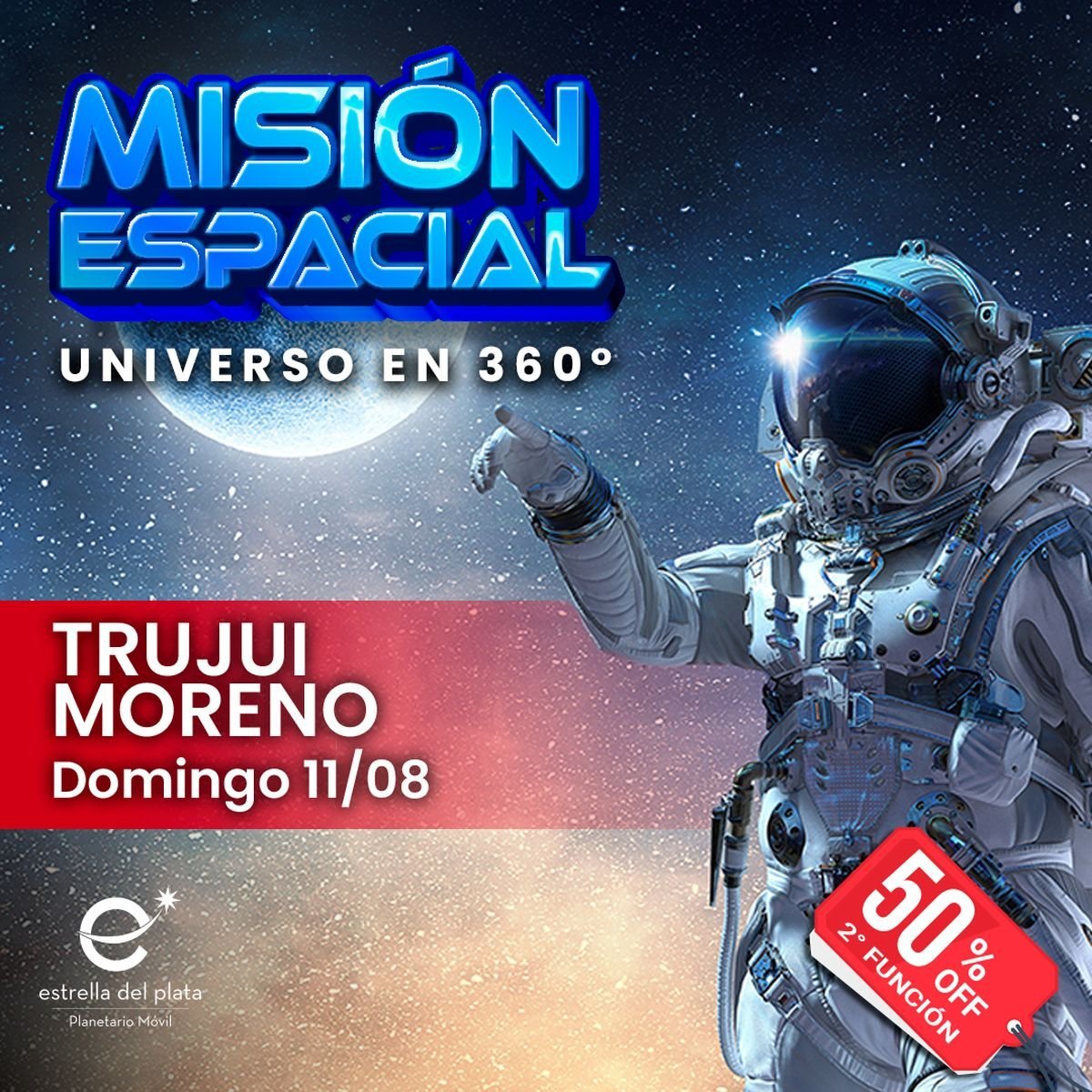 El Planetario M&oacute;vil llega este fin de semana a Moreno.