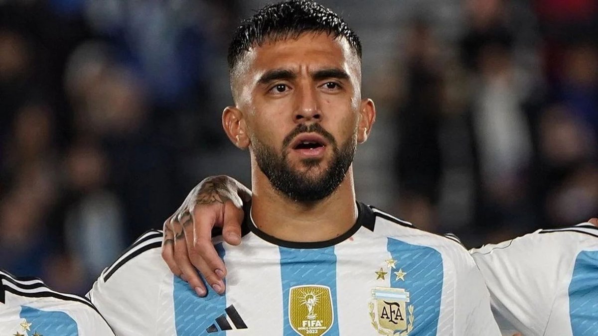 Nicol&aacute;s Gonz&aacute;lez en la Selecci&oacute;n Argentina. Foto: MMX.