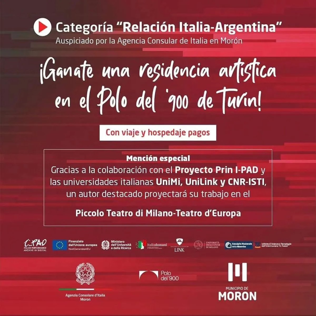 El premio del Festival de Video Arte en Mor&oacute;n.