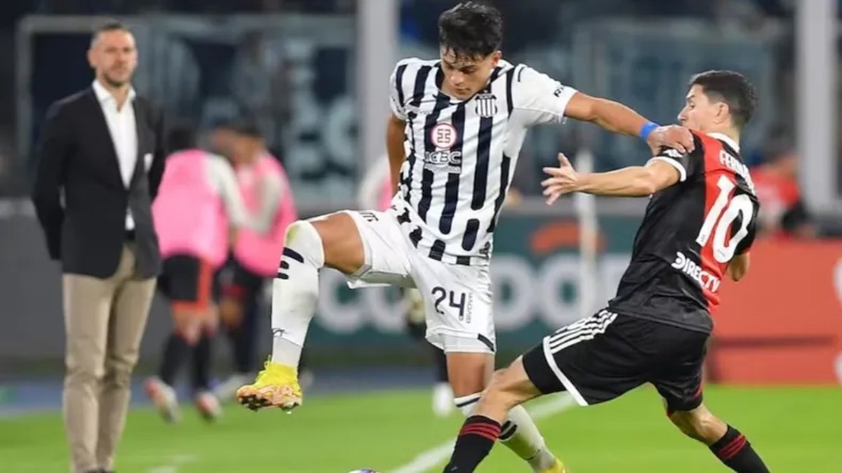 River Plate vs. Talleres. Foto: C5N.