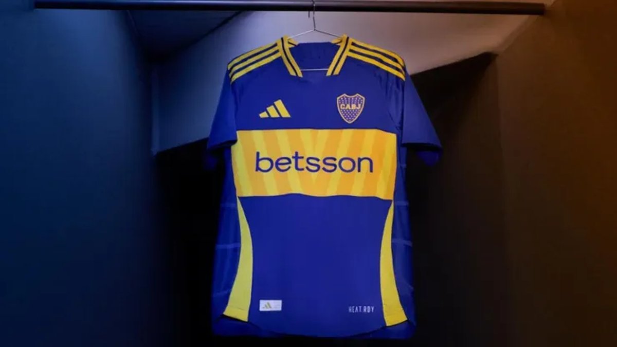 Nueva camiseta de Boca Juniors. Foto: captura.