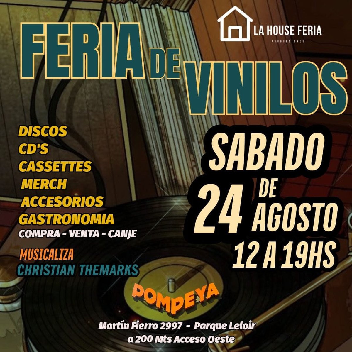 La gran feria de vinilos, cds y cassettes regresa a Ituzaing&oacute; con entrada gratuita.