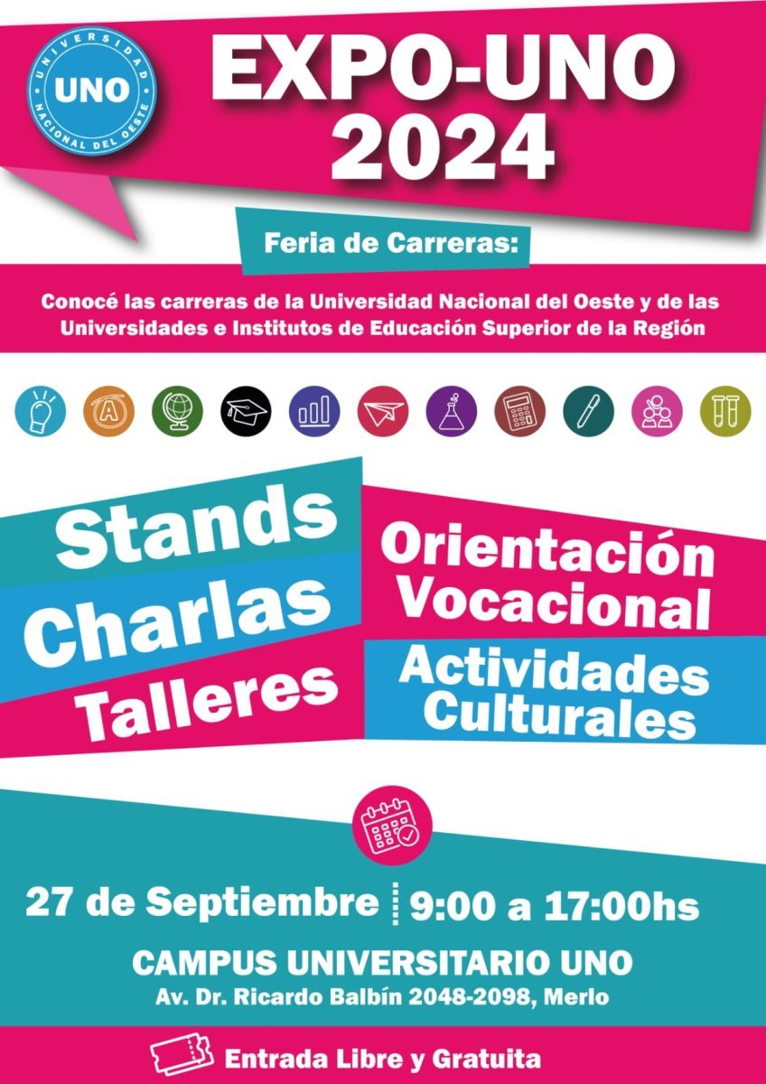 La UNO har&aacute; una feria en su campus de Merlo.