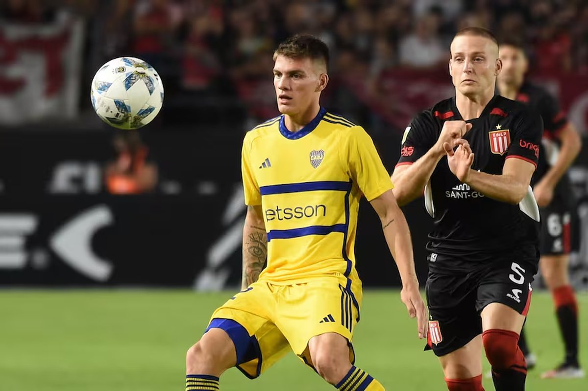 Boca Juniors vs. Estudiantes de La Plata. Foto: La Naci&oacute;n.