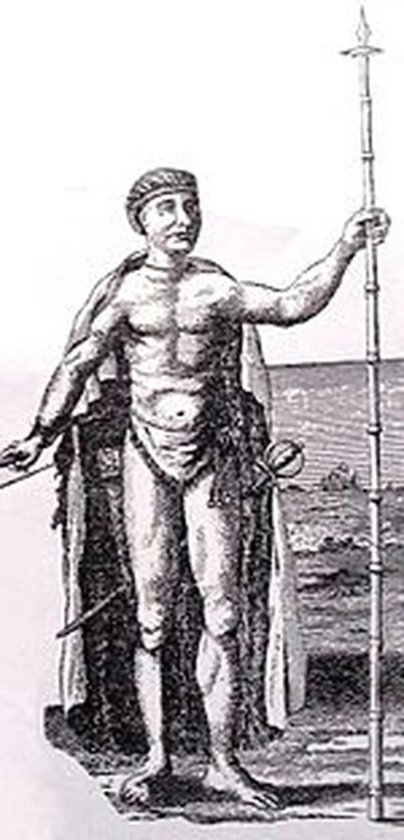 El cacique tehuelche Cangapol.