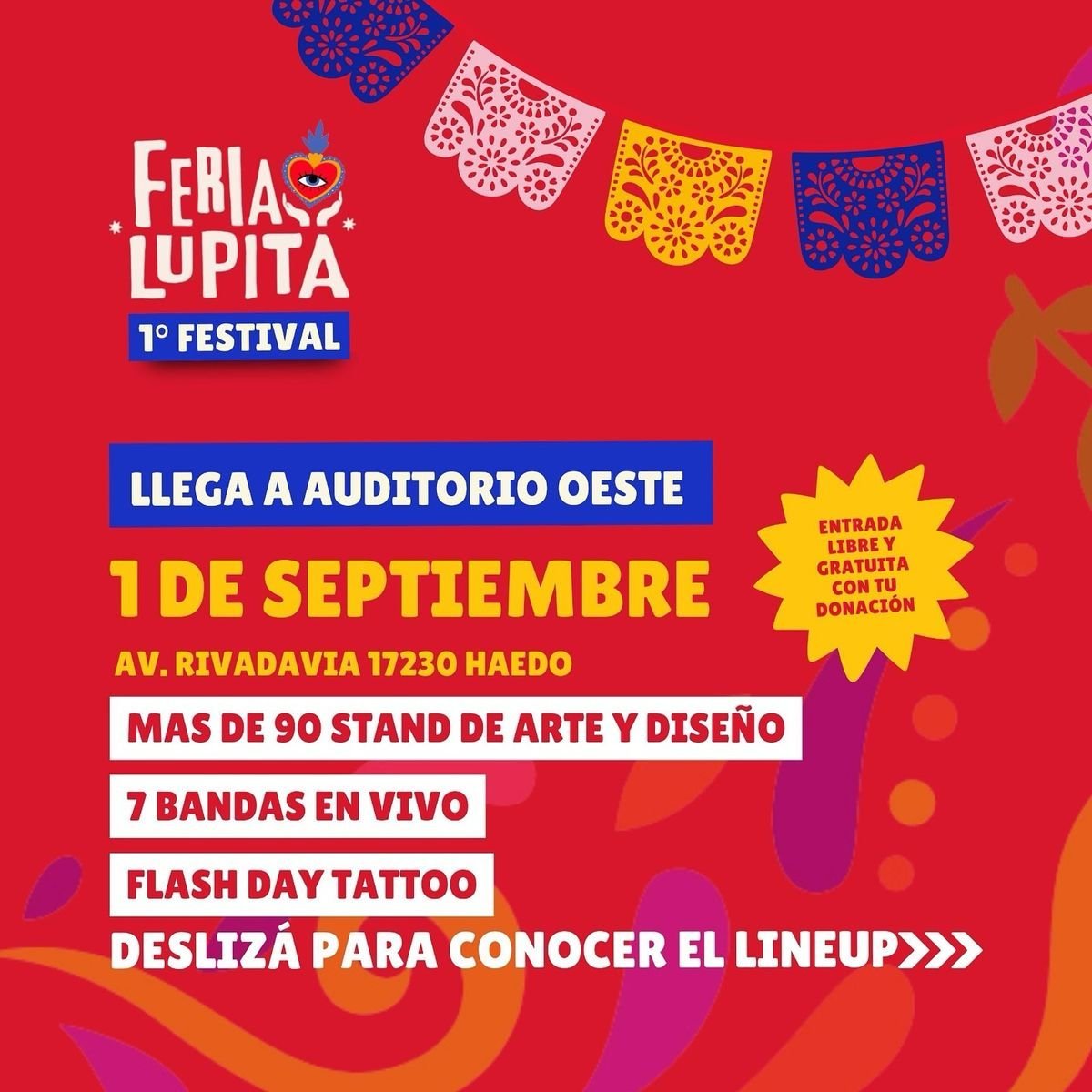 Conoc&eacute; la Feria Lupita de arte y dise&ntilde;o de autor del oeste que realizar&aacute; un evento solidario.