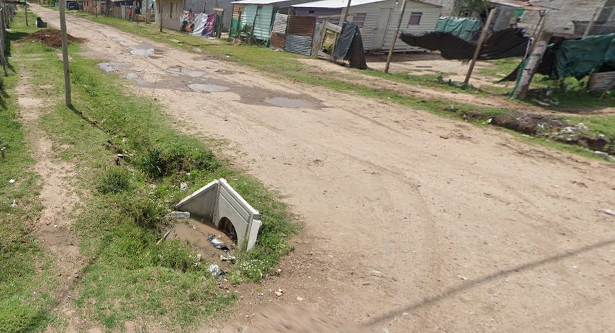 La zona de La Reja donde cay&oacute; 