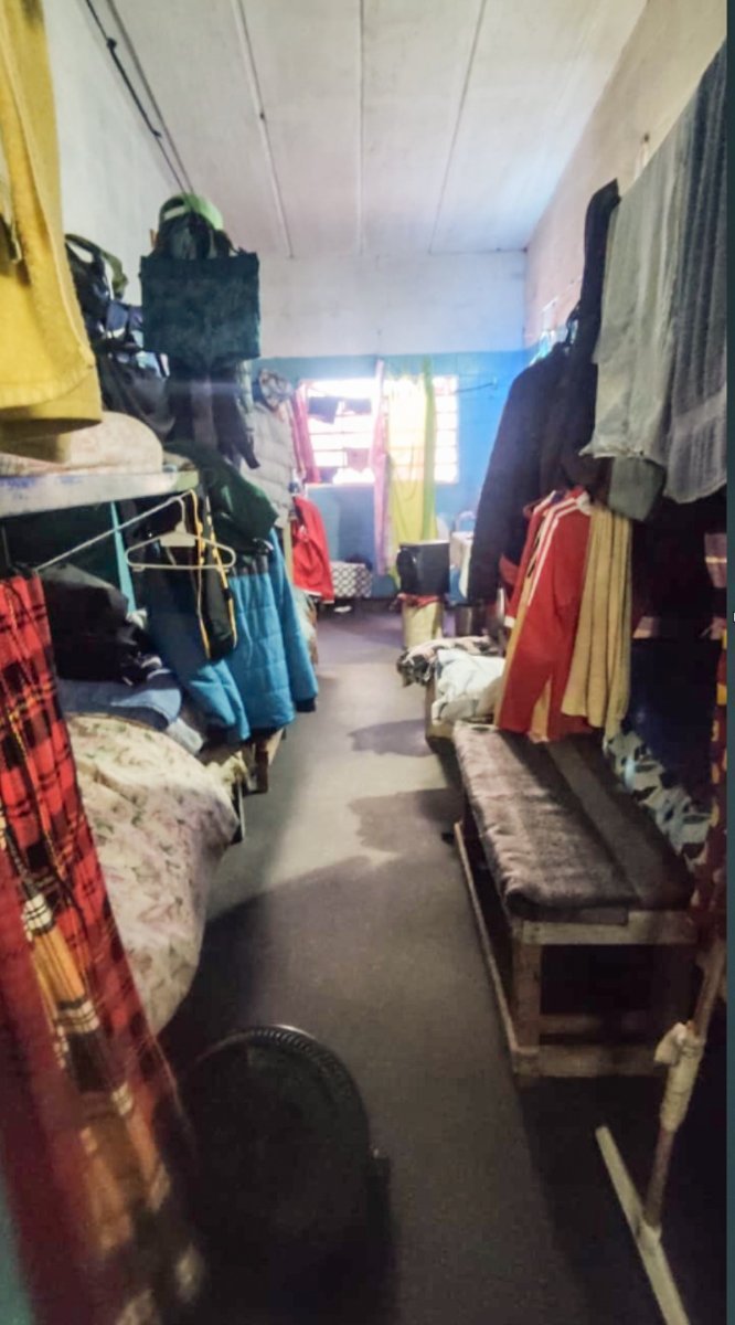 La celda allanada en la c&aacute;rcel de Ituzaing&oacute;.