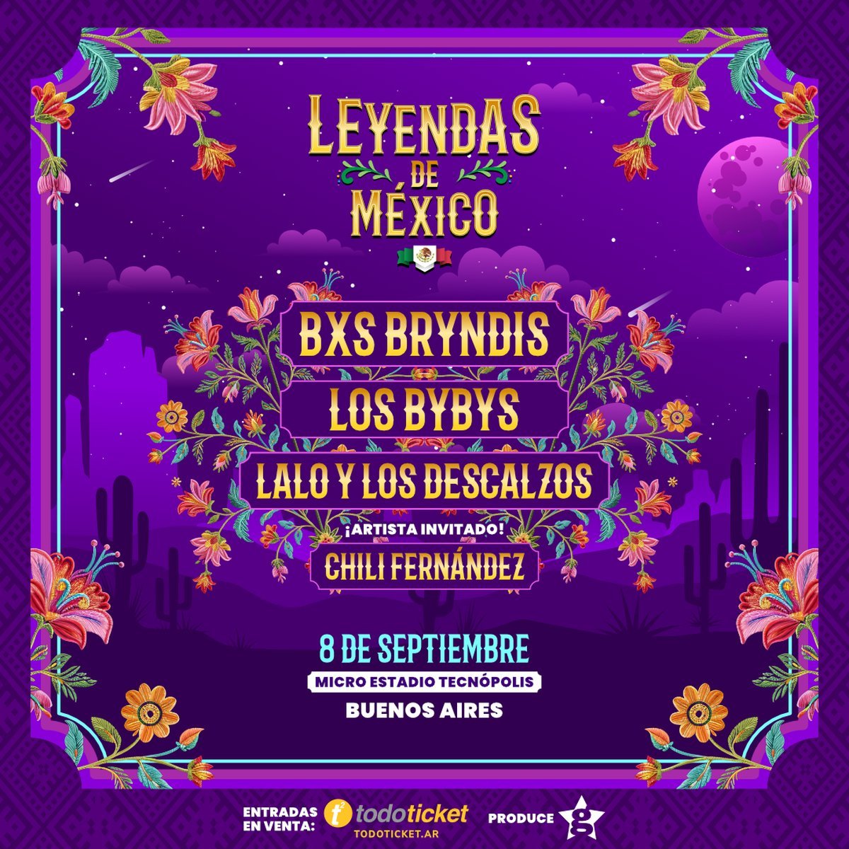 Estos son los artistas que participar&aacute;n festival de m&uacute;sica mexicana m&aacute;s importante de la Argentina.