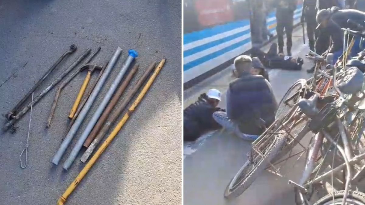 Palos, gomeras y detenidos: as&iacute; fue la pelea en el Tren Sarmiento.