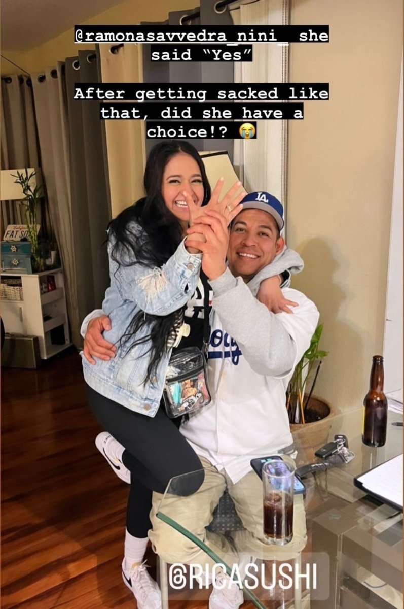 Viral propuesta de matrimonio en el f&uacute;tbol americano. Foto: Marca.com.