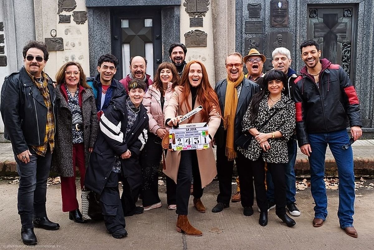 Natalia Oreiro protagoniza una serie que se filma en San Justo.