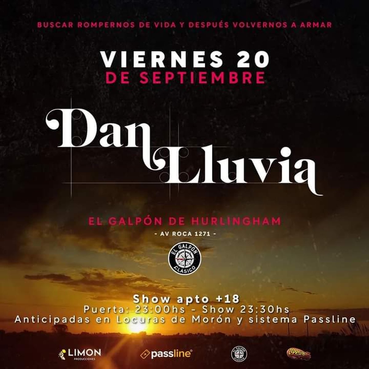 Panter Giuliano presenta su nueva banda Dan Lluvia y adelant&oacute; su show que realizar&aacute; en el oeste.