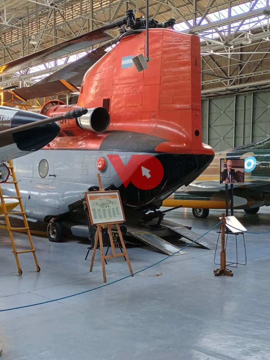 El Boeing CH-47 Chinook en el MNA de Mor&oacute;n.