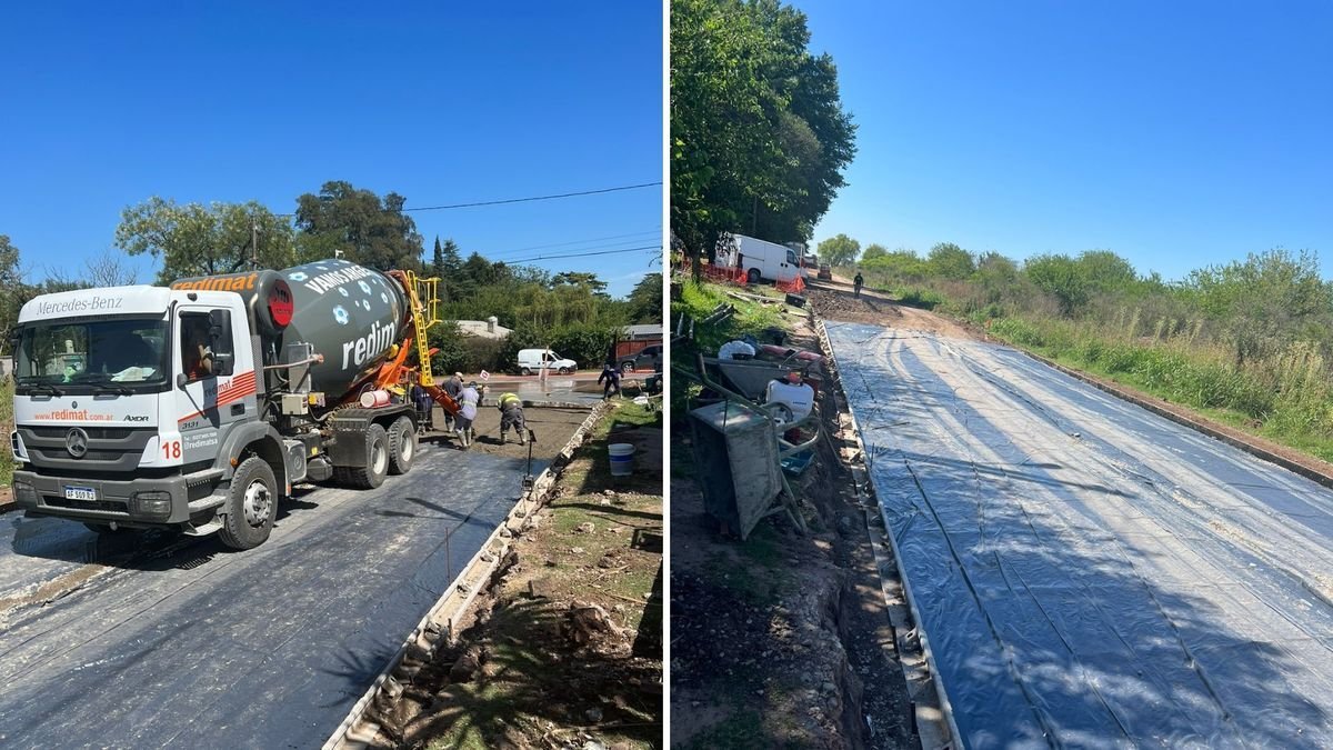 Avance de las obras en General Rodr&iacute;guez.