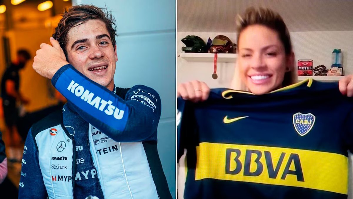 La cercan&iacute;a entre Franco Colapinto y Christine GZ en la F&oacute;rmula 1. Foto: Infobae. 