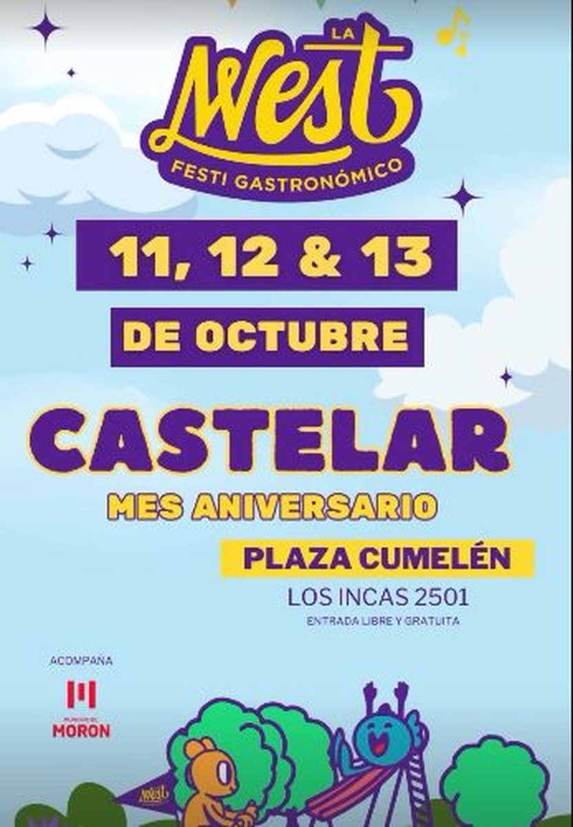 Castelar celebrar&aacute; su nuevo aniversario con la Feria La West.