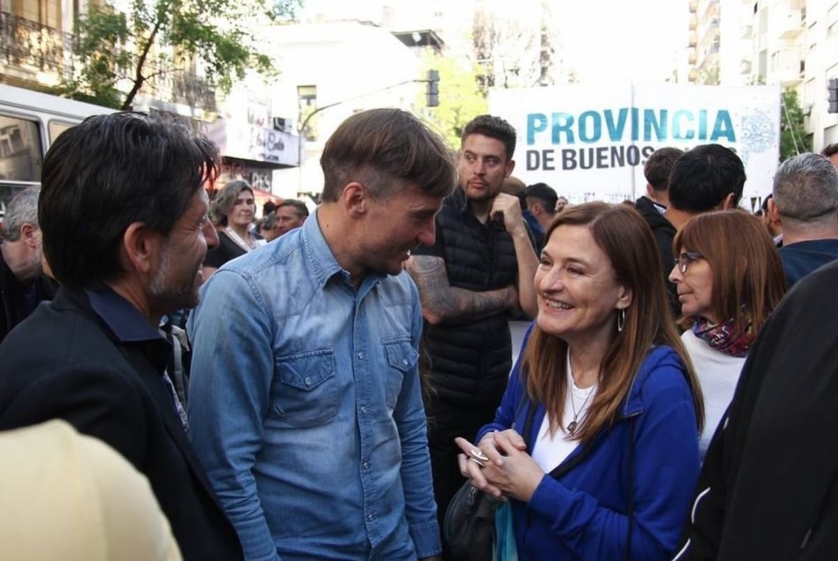 Los intendentes del Oeste que participaron de la Marcha Federal Universitaria.