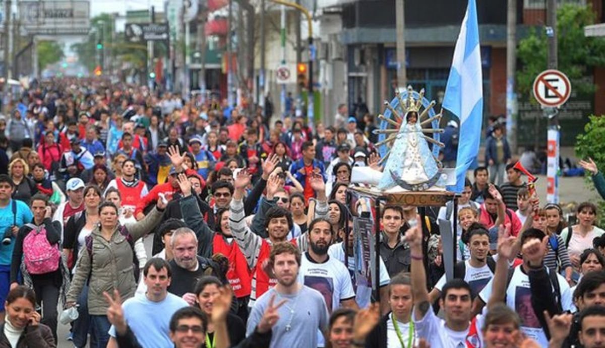 Peregrinaci&oacute;n a Luj&aacute;n.