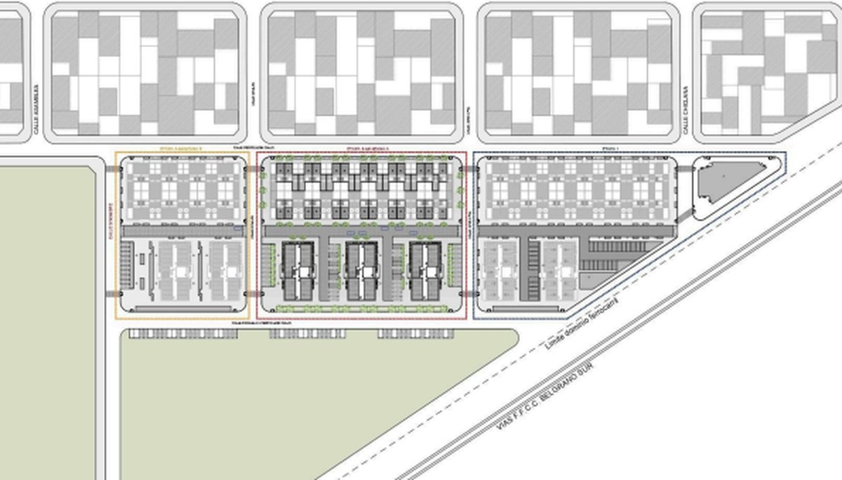 El &aacute;rea de San Justo a intervenir.