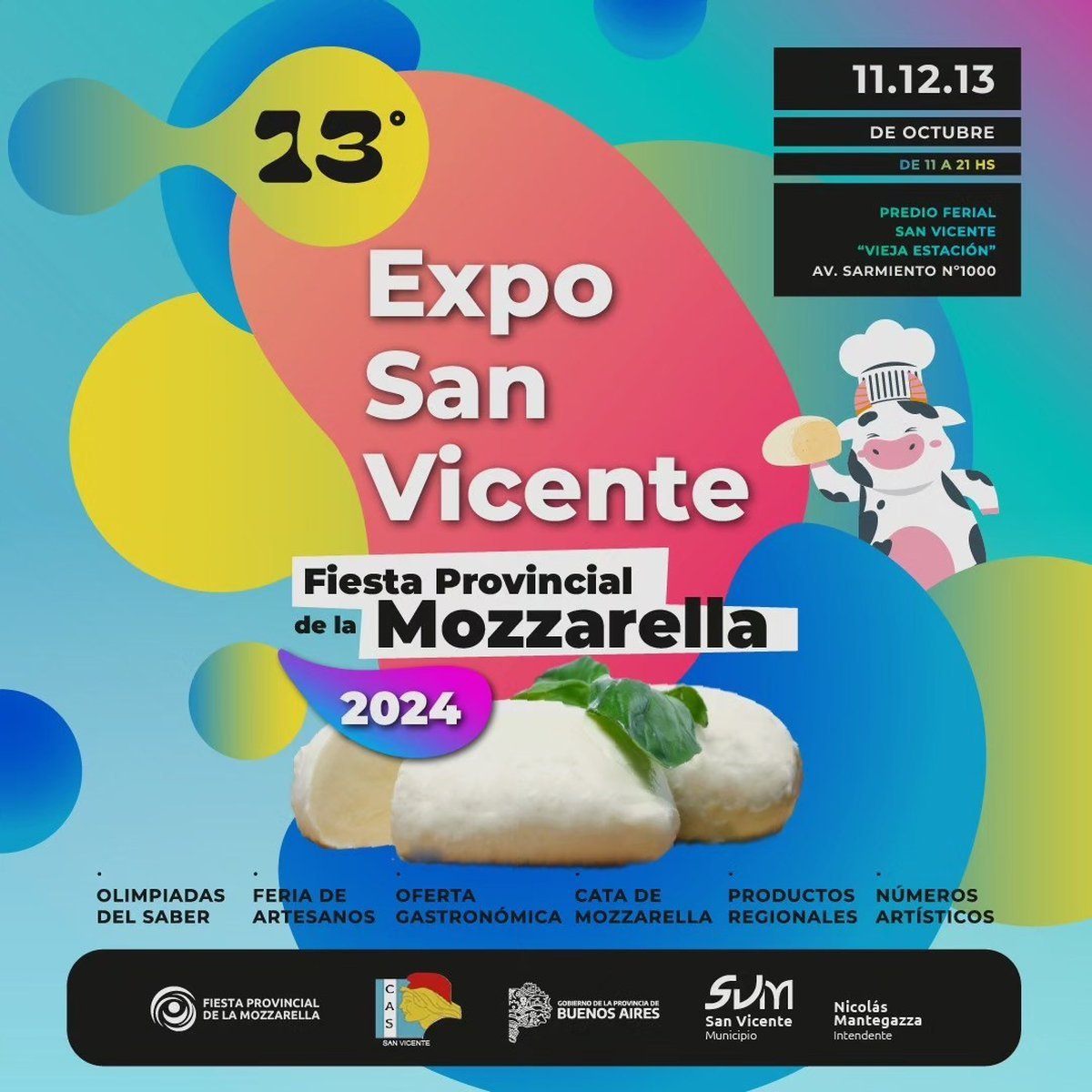 Cu&aacute;ndo y d&oacute;nde se realizar&aacute; la Fiesta Provincial de la Mozzarella.