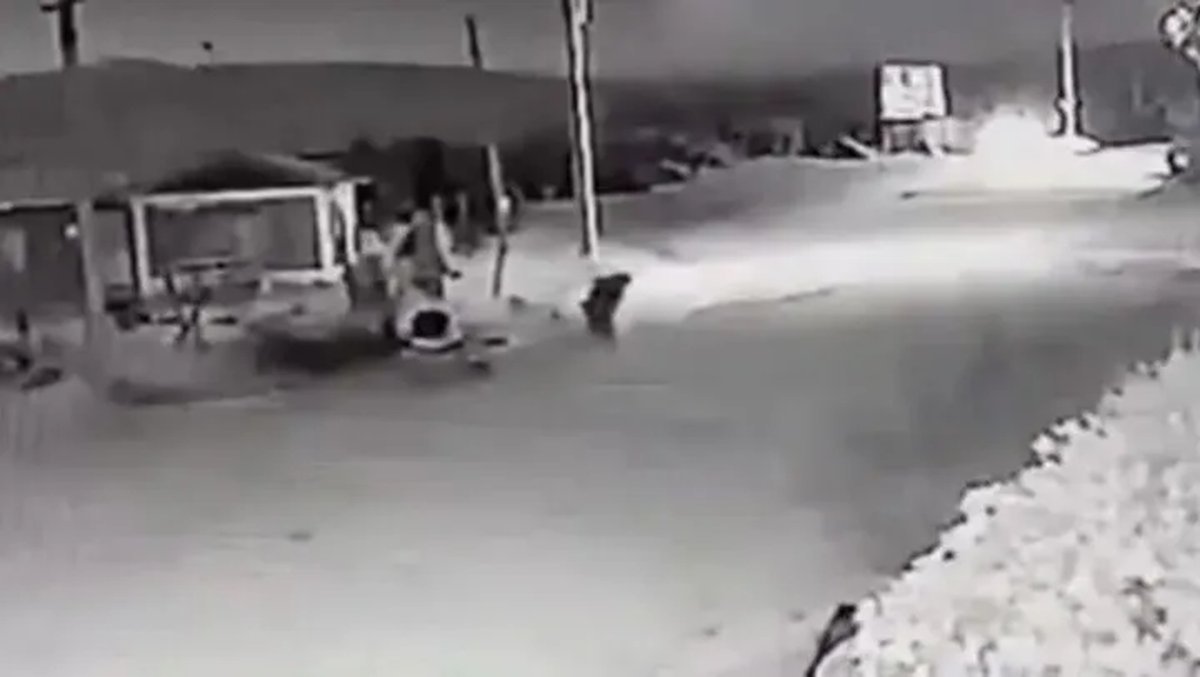 Im&aacute;genes del video que se volvi&oacute; viral en redes. Foto: captura. 