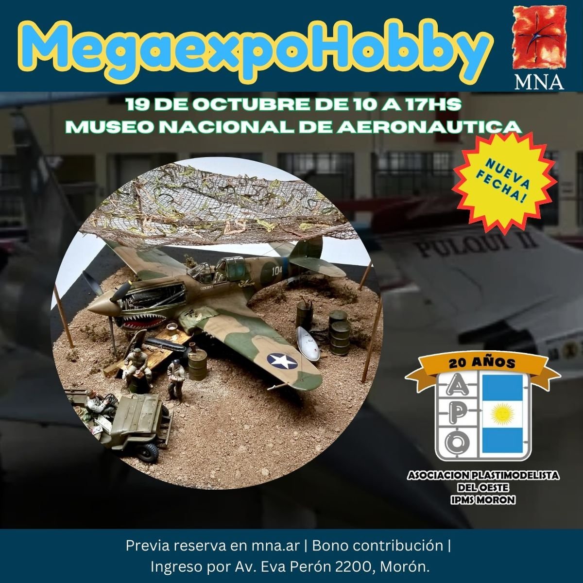 Llega una nueva actividad al Museo Aeron&aacute;utico de Mor&oacute;n.