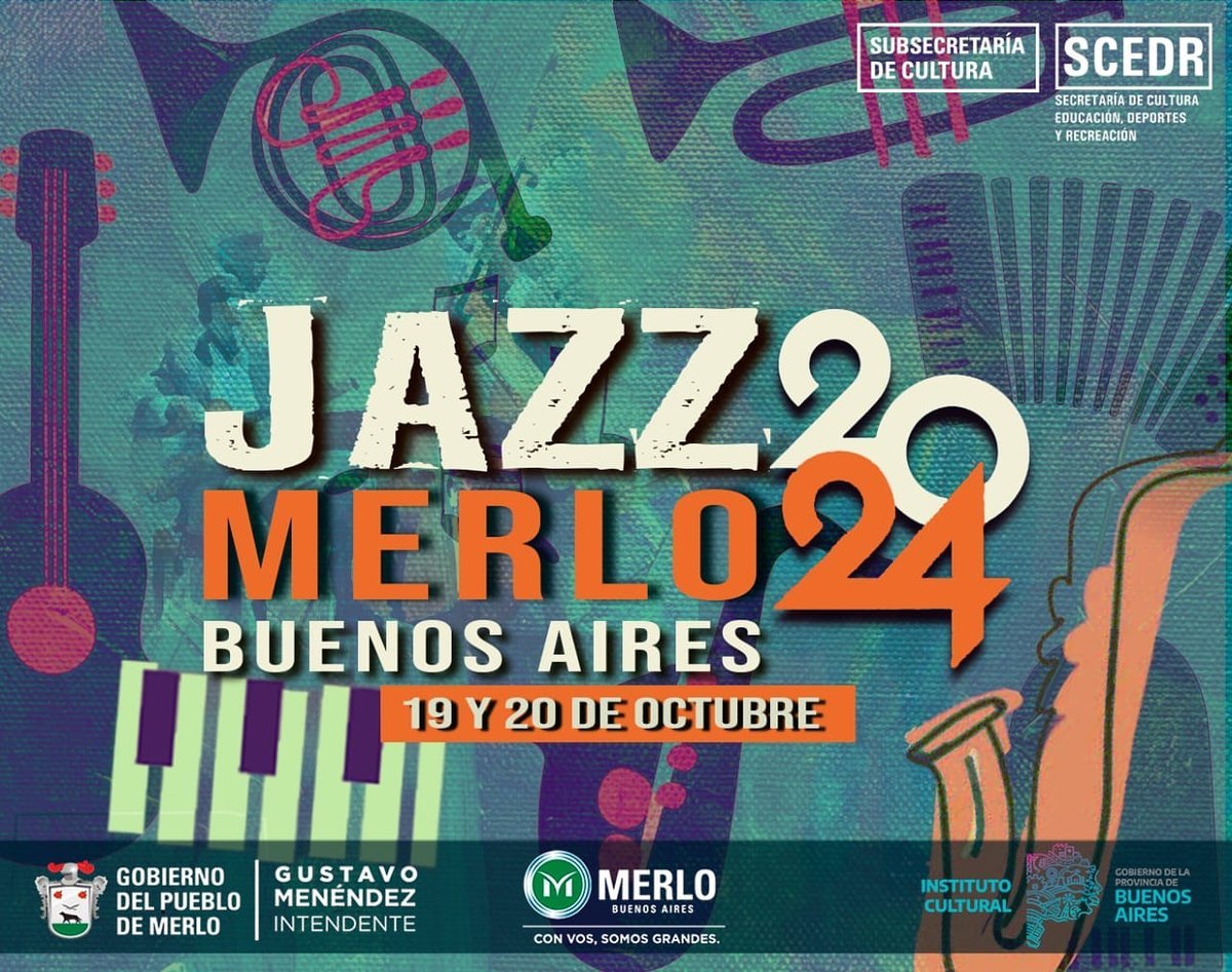 Se viene el 7to Festival Internacional de Jazz a Merlo.