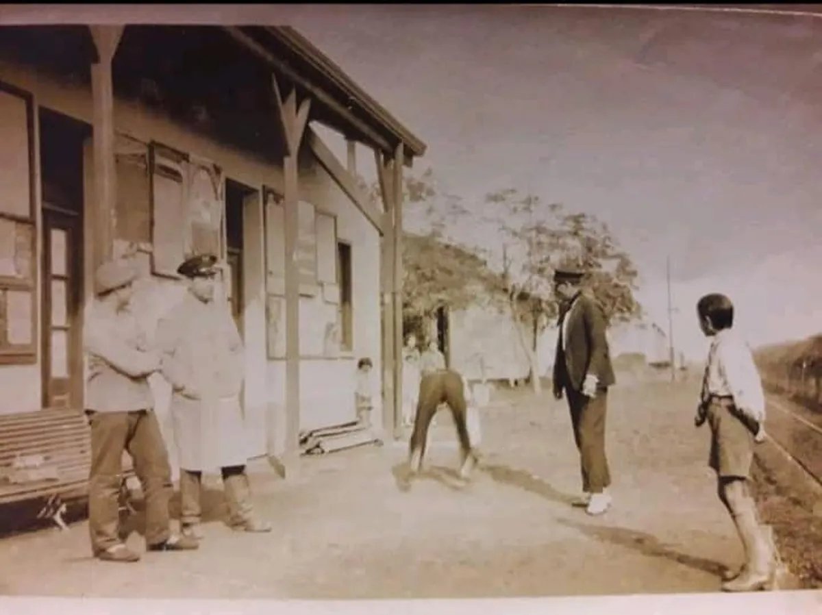 La estaci&oacute;n Querand&iacute; en sus primeros a&ntilde;os.