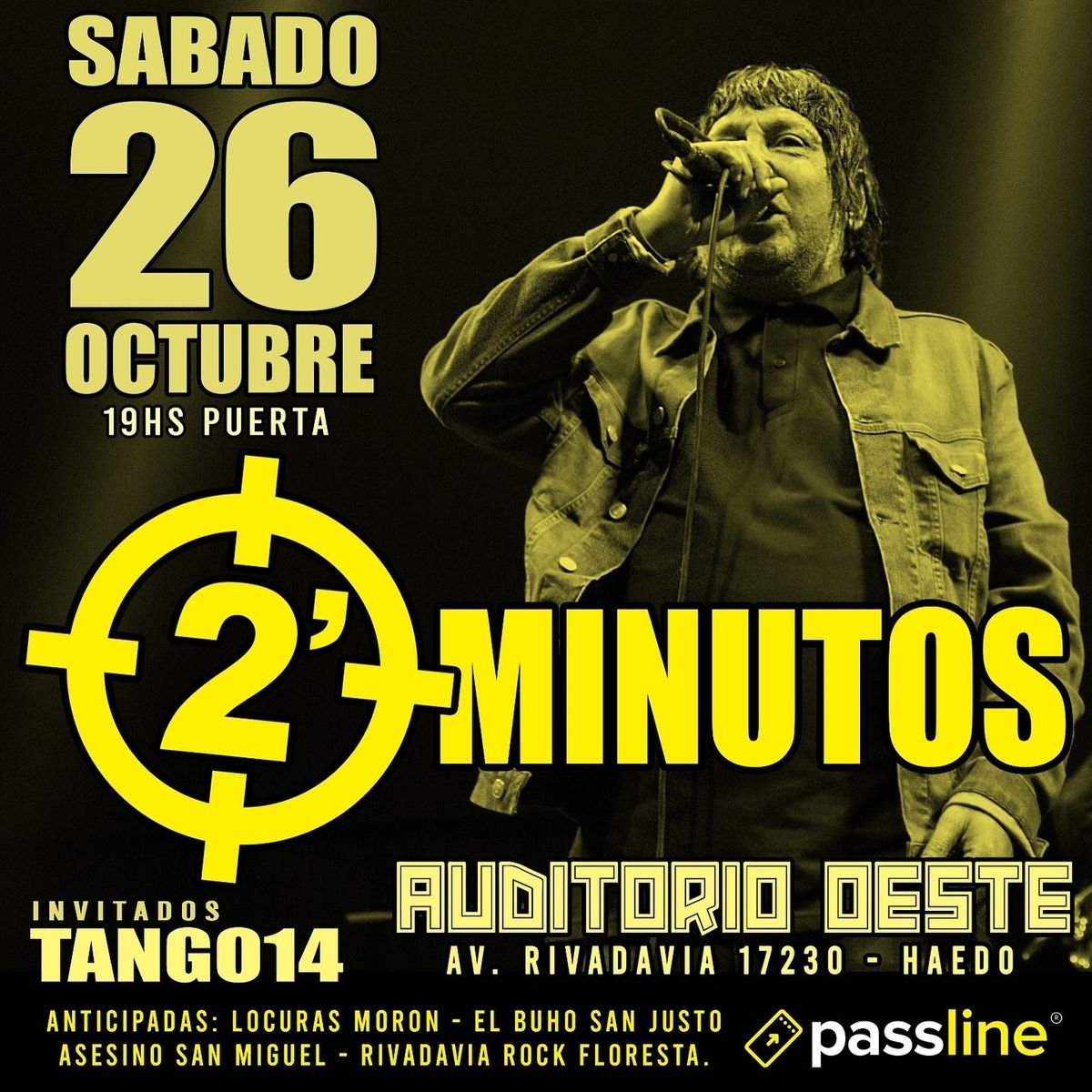 2 Minutos vuelve al Auditorio Oeste para despedir el a&ntilde;o en la zona oeste.
