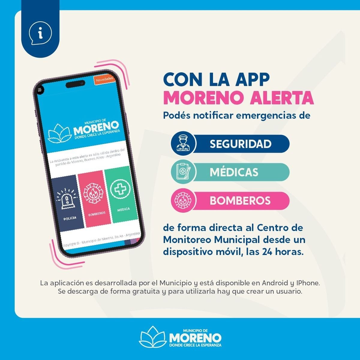 La aplicaci&oacute;n 