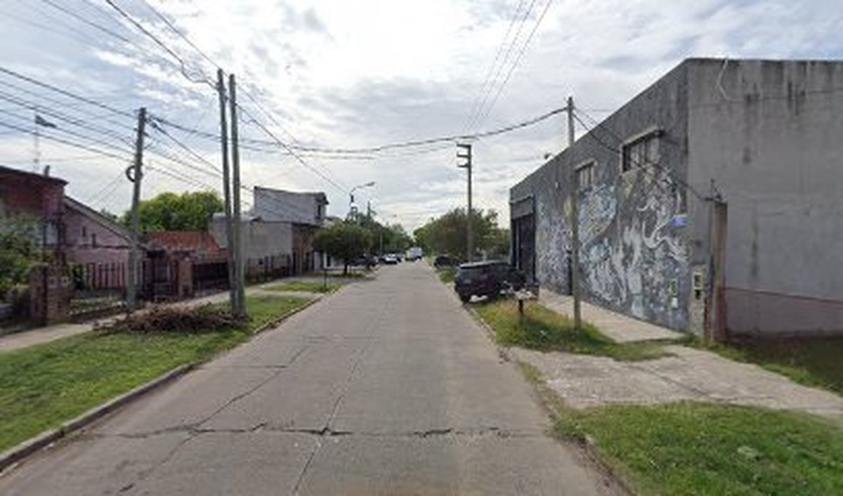 La cuadra de Merlo donde asaltaron al polic&iacute;a en febrero de 2024.