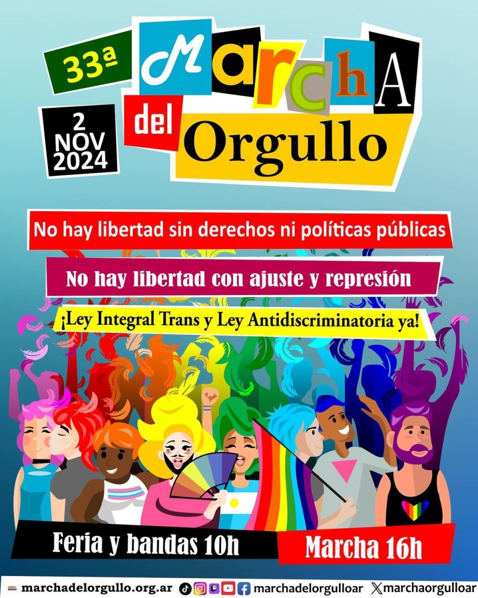 Cu&aacute;ndo se realizar&aacute; la Marcha del Orgullo en Buenos Aires.