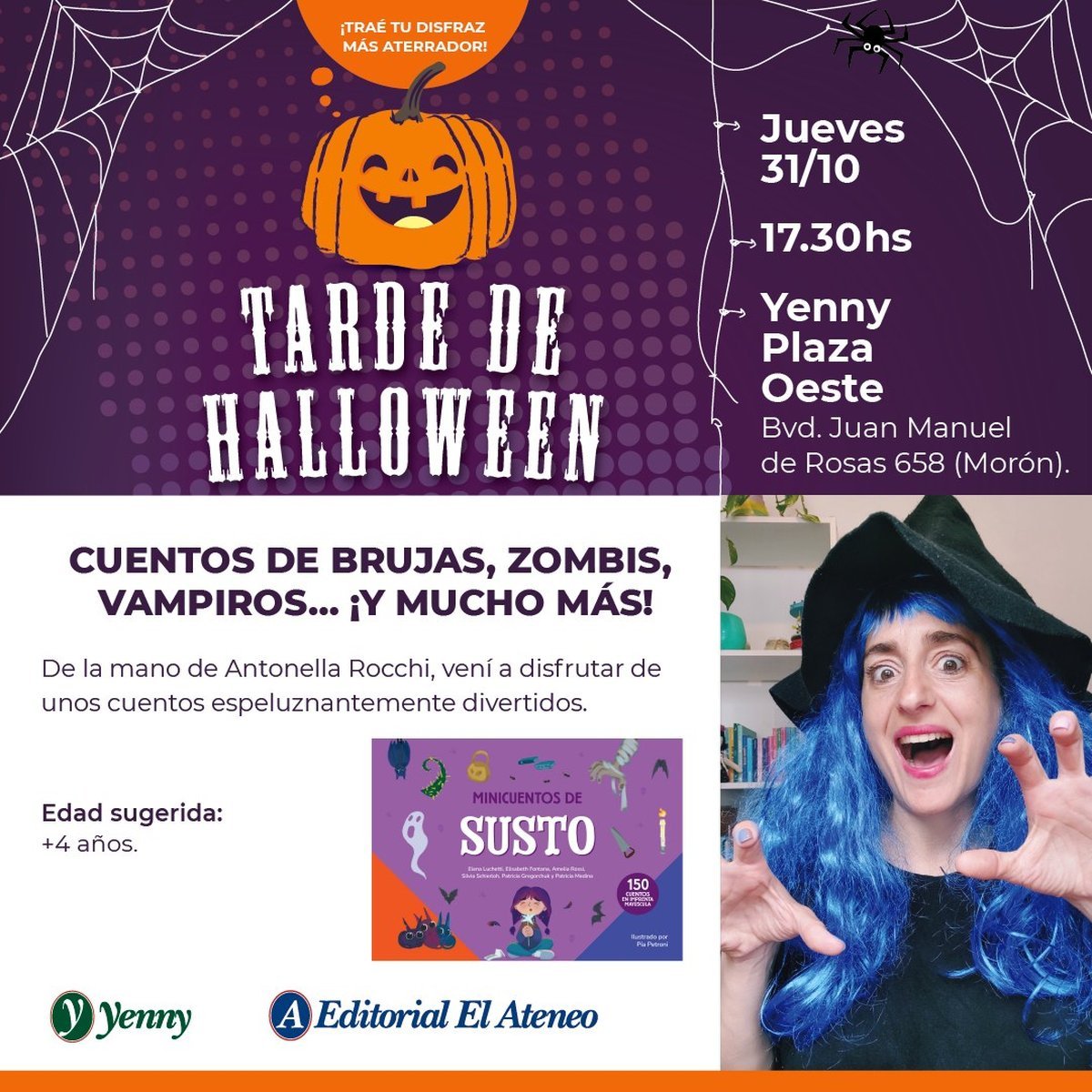 Las actividades gratuitas de Halloween en los shopping del oeste.