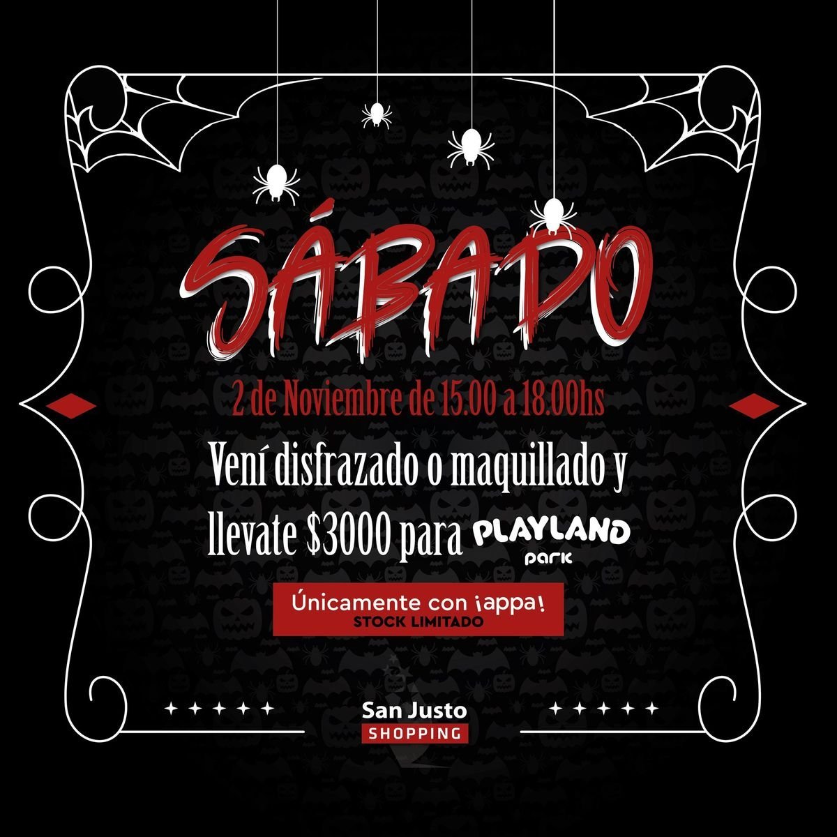 San Justo Shopping celebrar&aacute; Halloween.