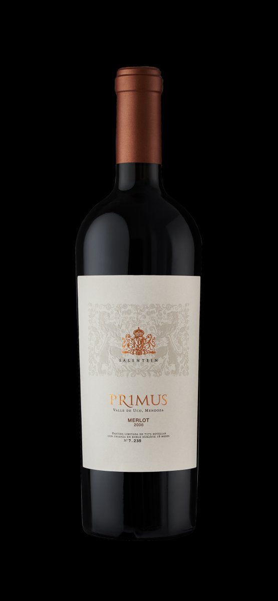 Bodegas Salentein rinde homenaje al Merlot con su vino de guarda: Primus Merlot 2006.